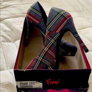 Fun plaid heels